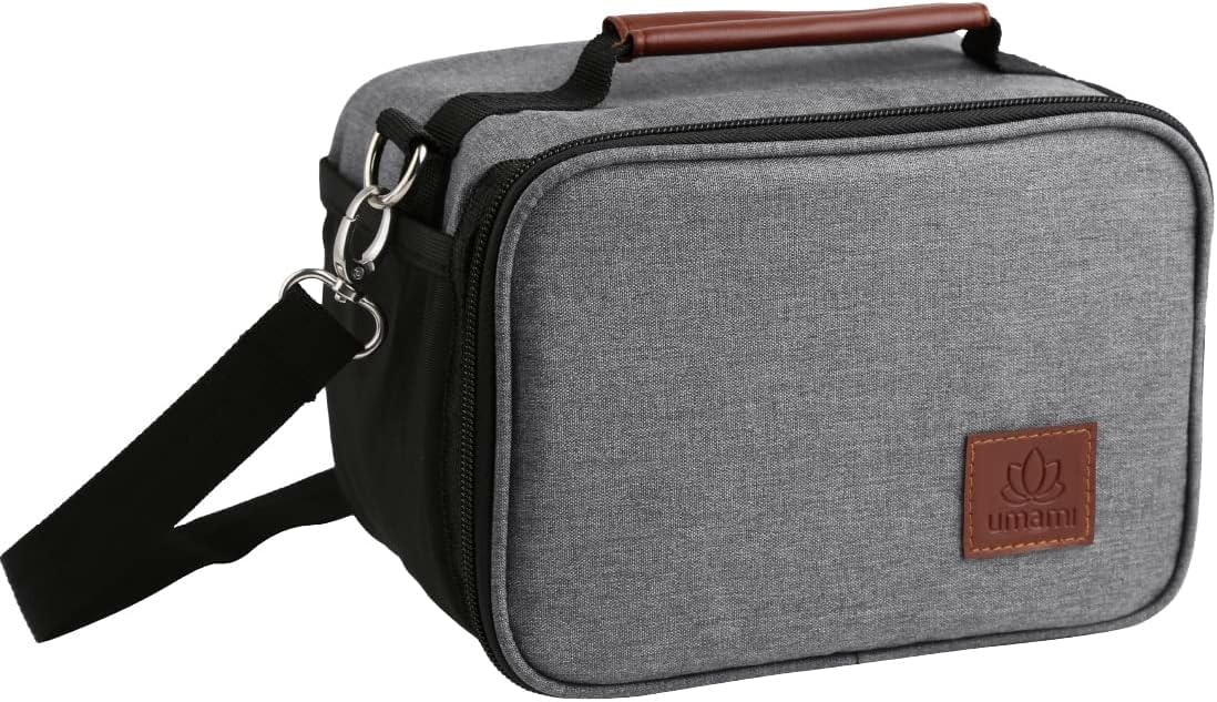 Umami Insulated Lunch Bag Gray Plain