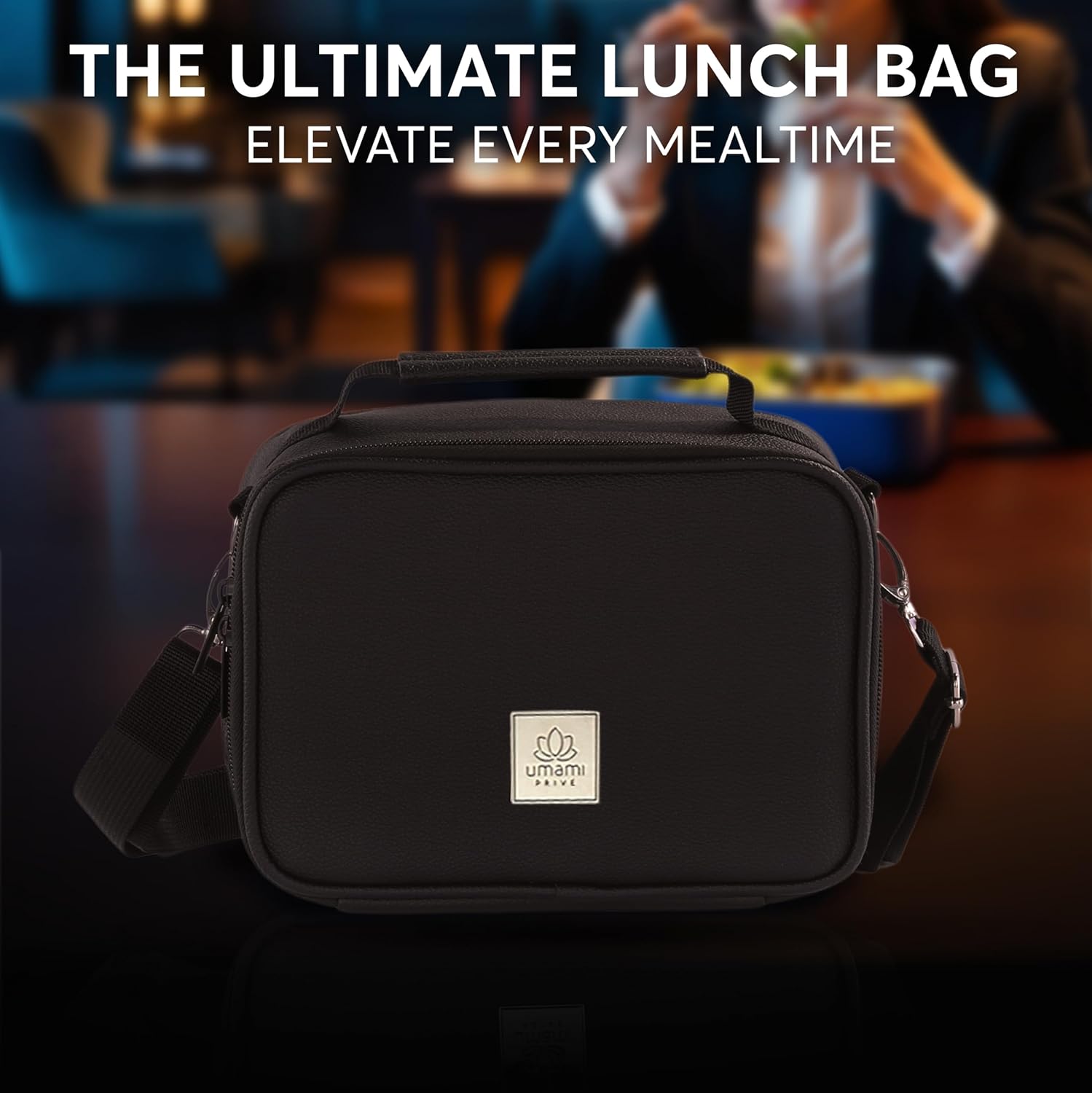 Sac à lunch Isotherme Prive (Noir Profond)