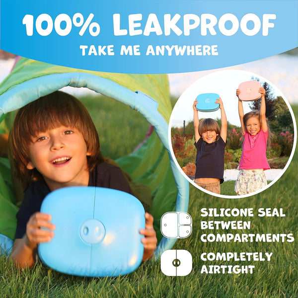 KIDS Bento Lunch Box With Cutlery Blue Umami Bentos