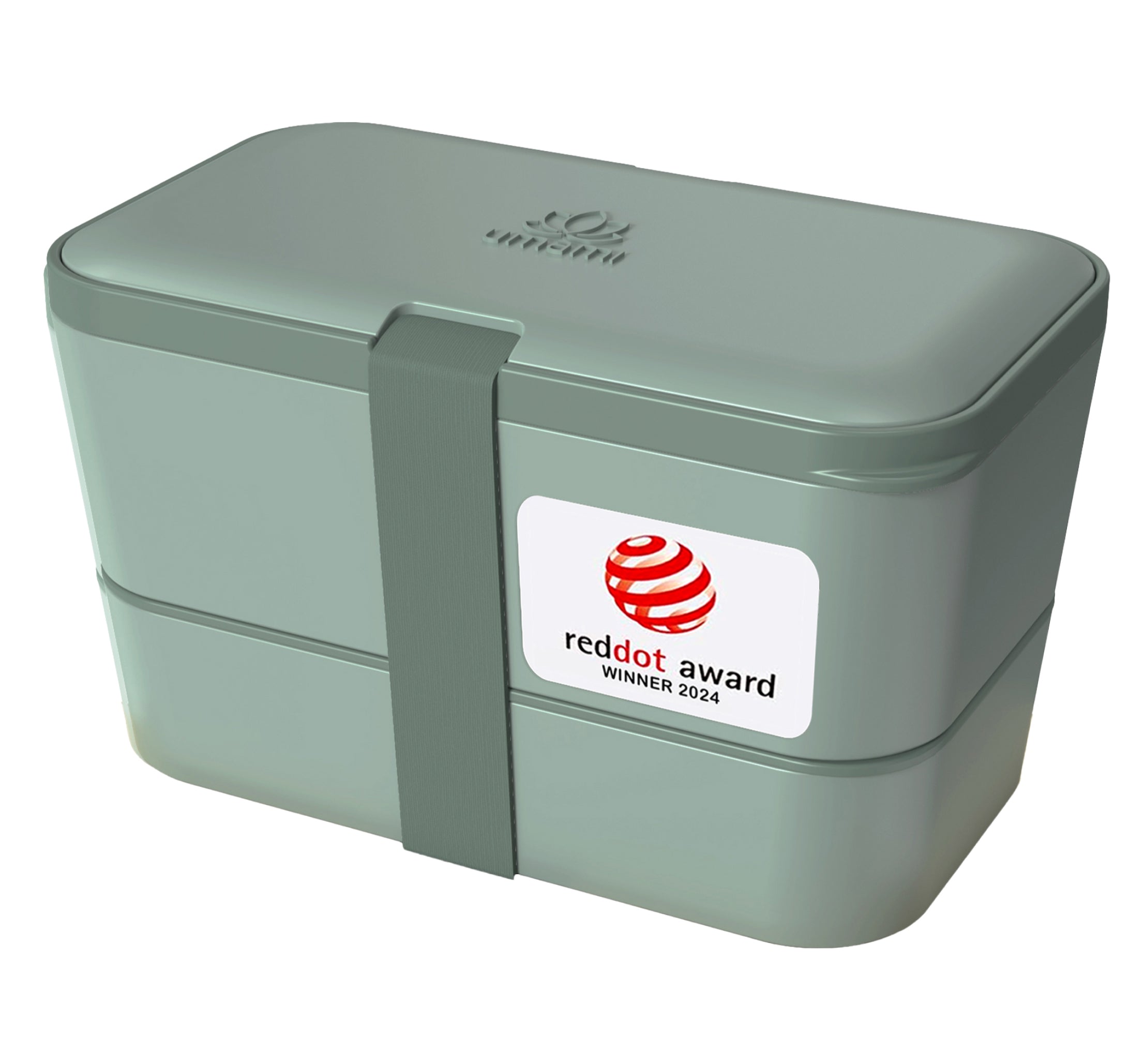 Boîte à bento emboîtable Vert Ardoise (1500 ML)