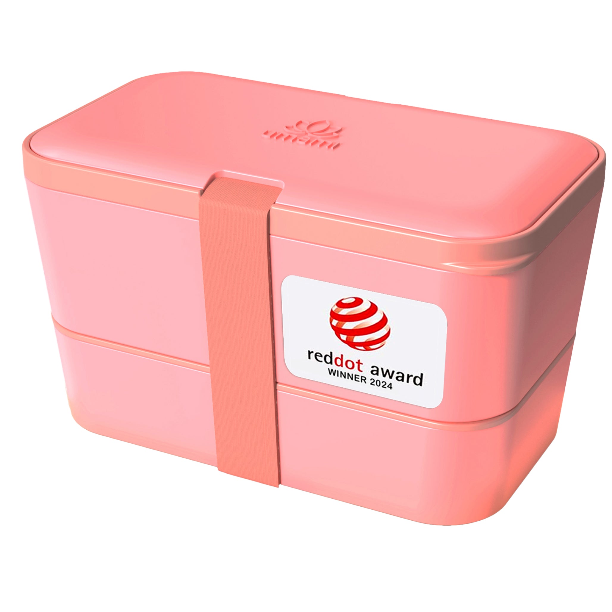 Boîte à bento Nestable Rose Corail (1500 ML)