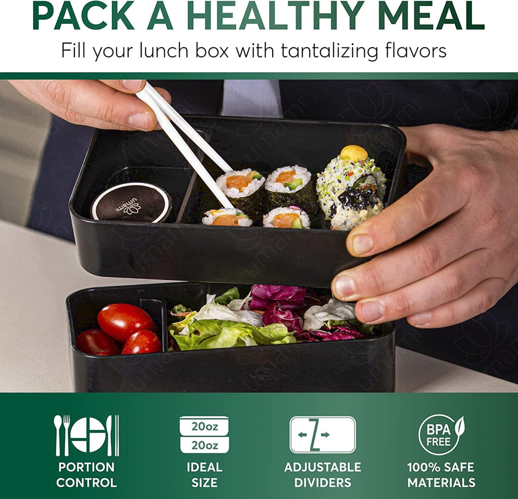 Umami Bento box for adults/children, new 2021 edition, includes 2