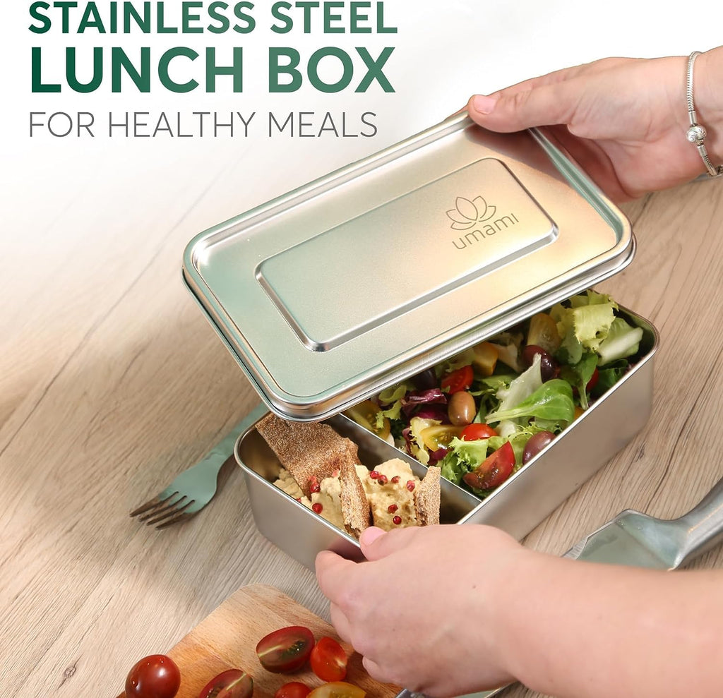 100% Stainless Steel Bento Lunch Boxes