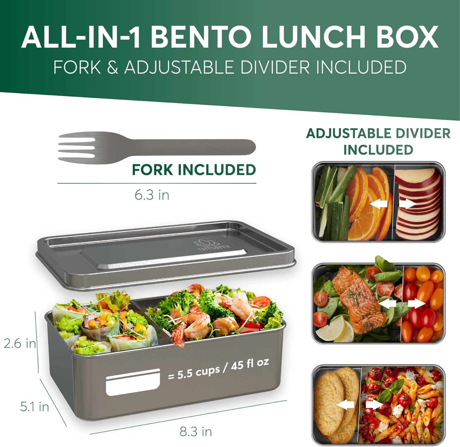Umami Stainless Steel Lunch Box - 1350ml – Umami Bentos