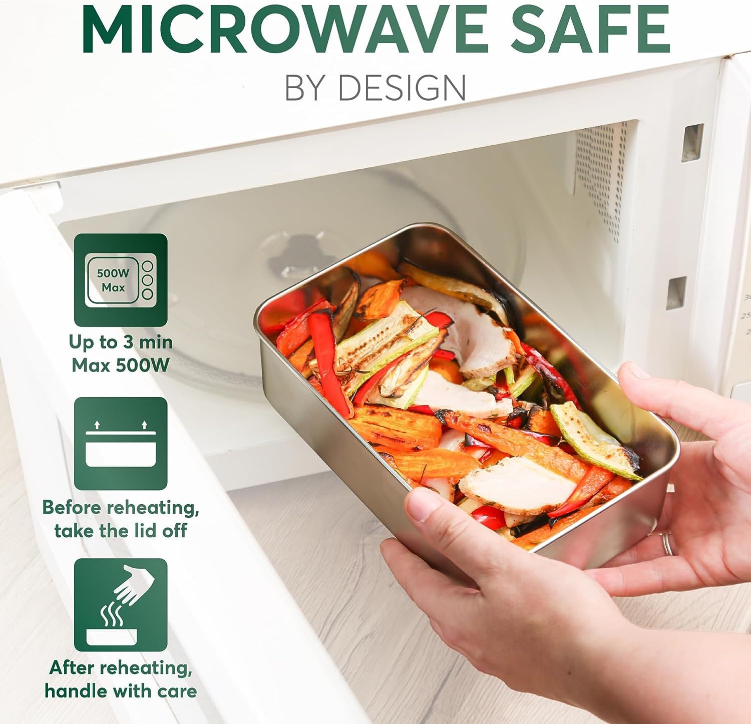 Boîte à lunch en acier inoxydable Umami - 1350 ml