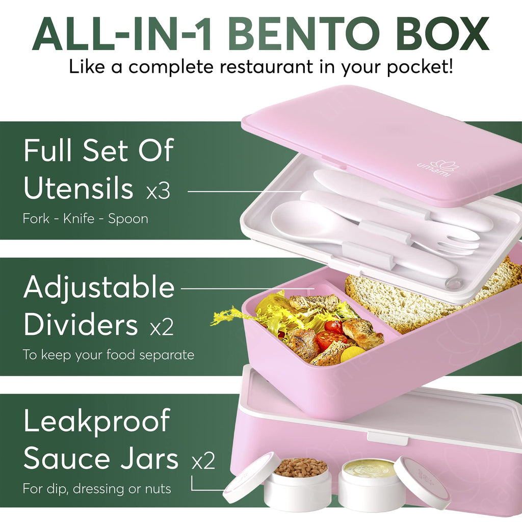 Original Bento Box Classic Kawaii Pink – Umami Bentos