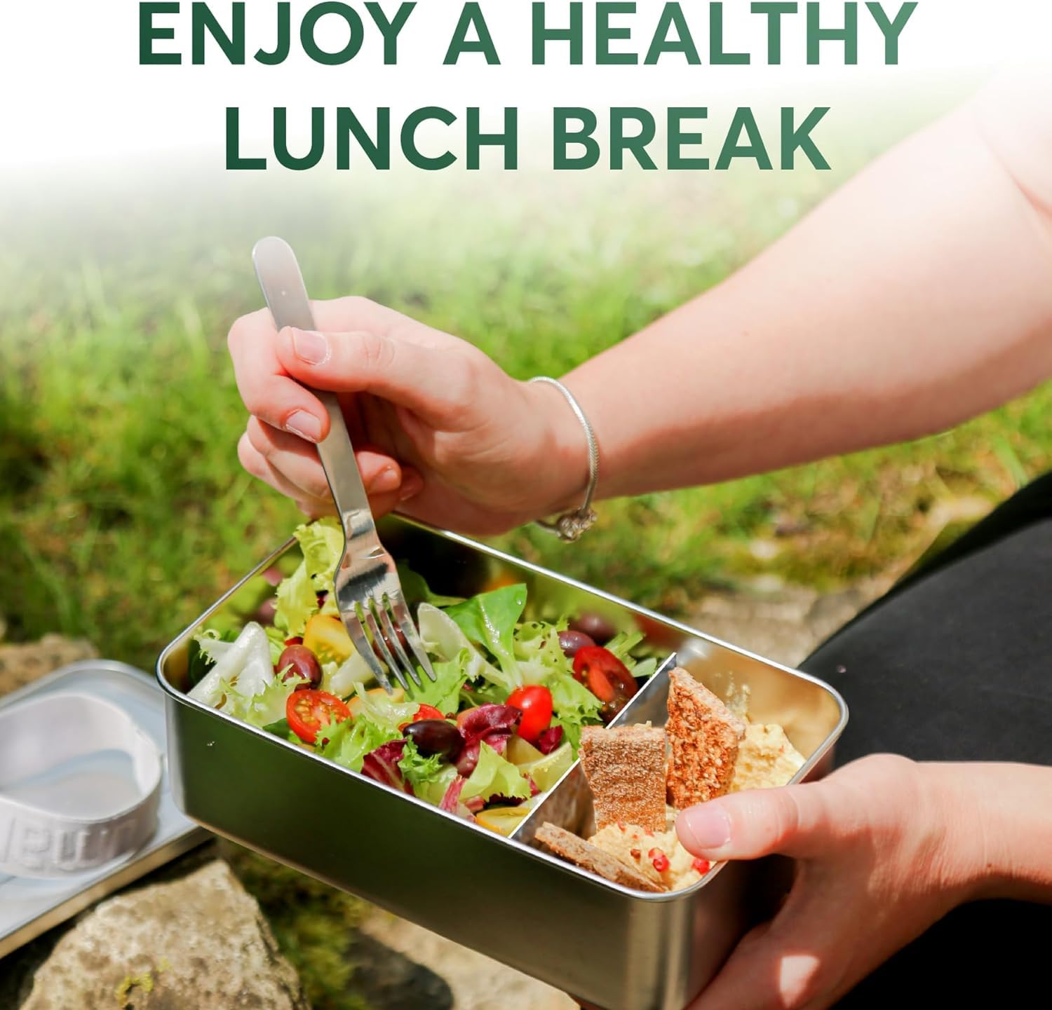 Boîte à lunch en acier inoxydable Umami - 1350 ml