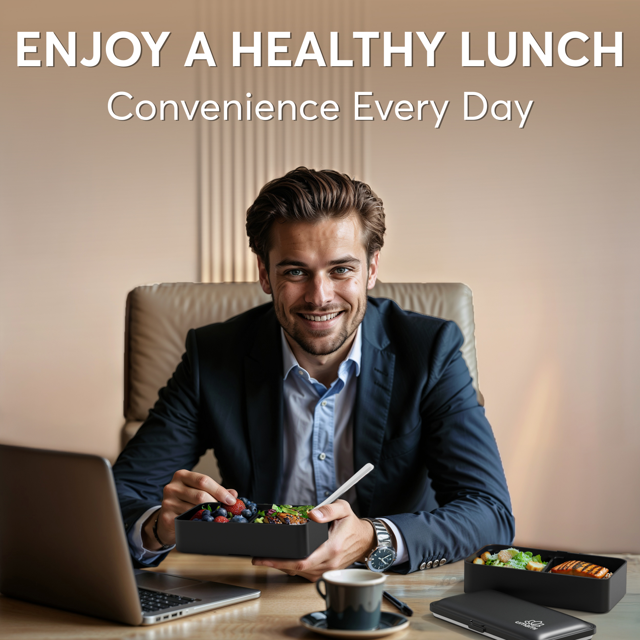 Original Bento Box Classic Matt Black