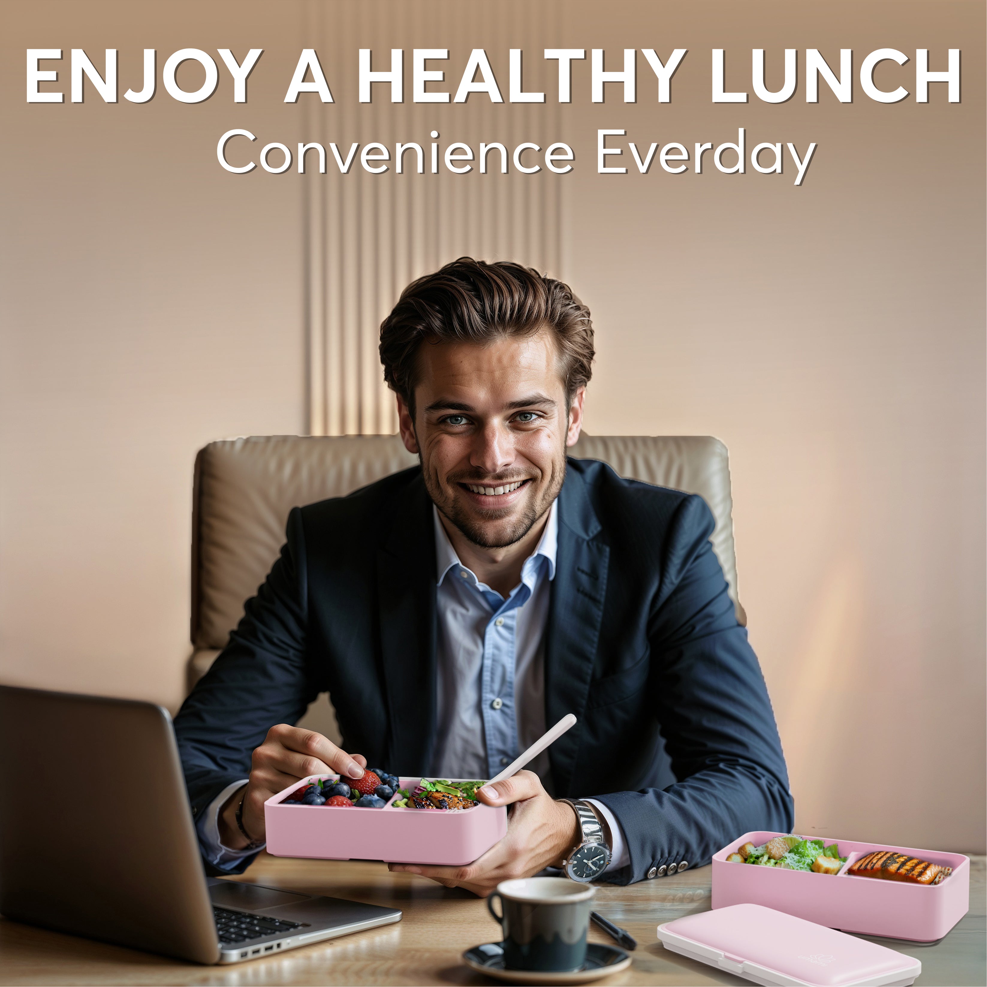 Original Bento Box Classic Kawaii Pink