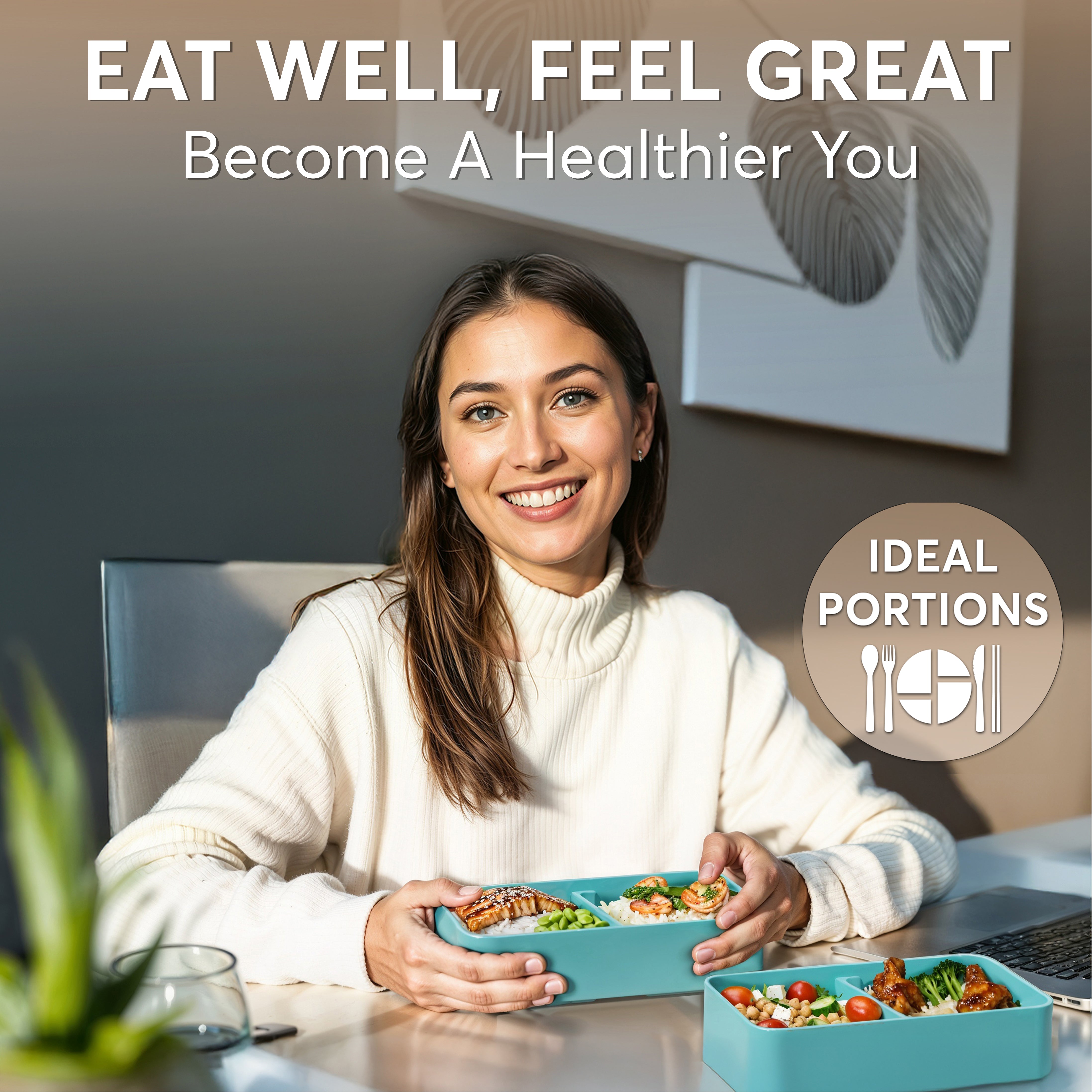 Original Bento Box Classic Fresh Turquoise