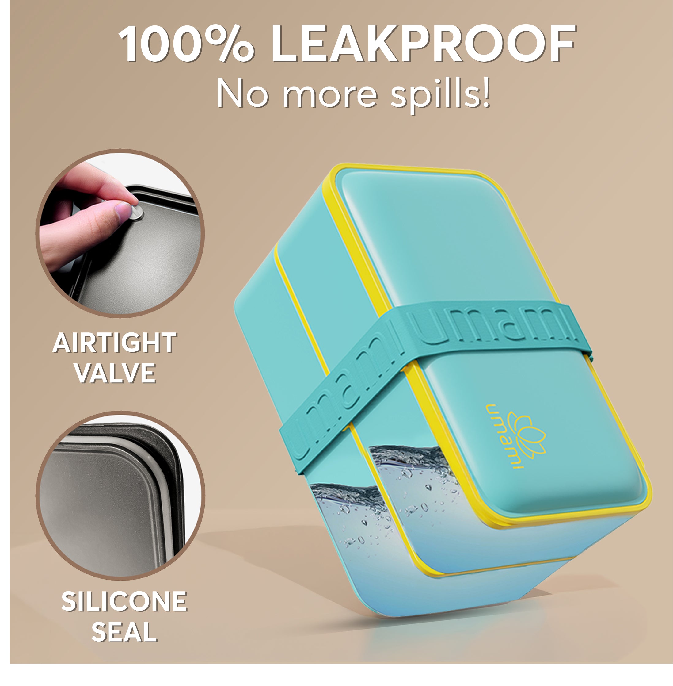 Original Bento Box Classic Fresh Turquoise