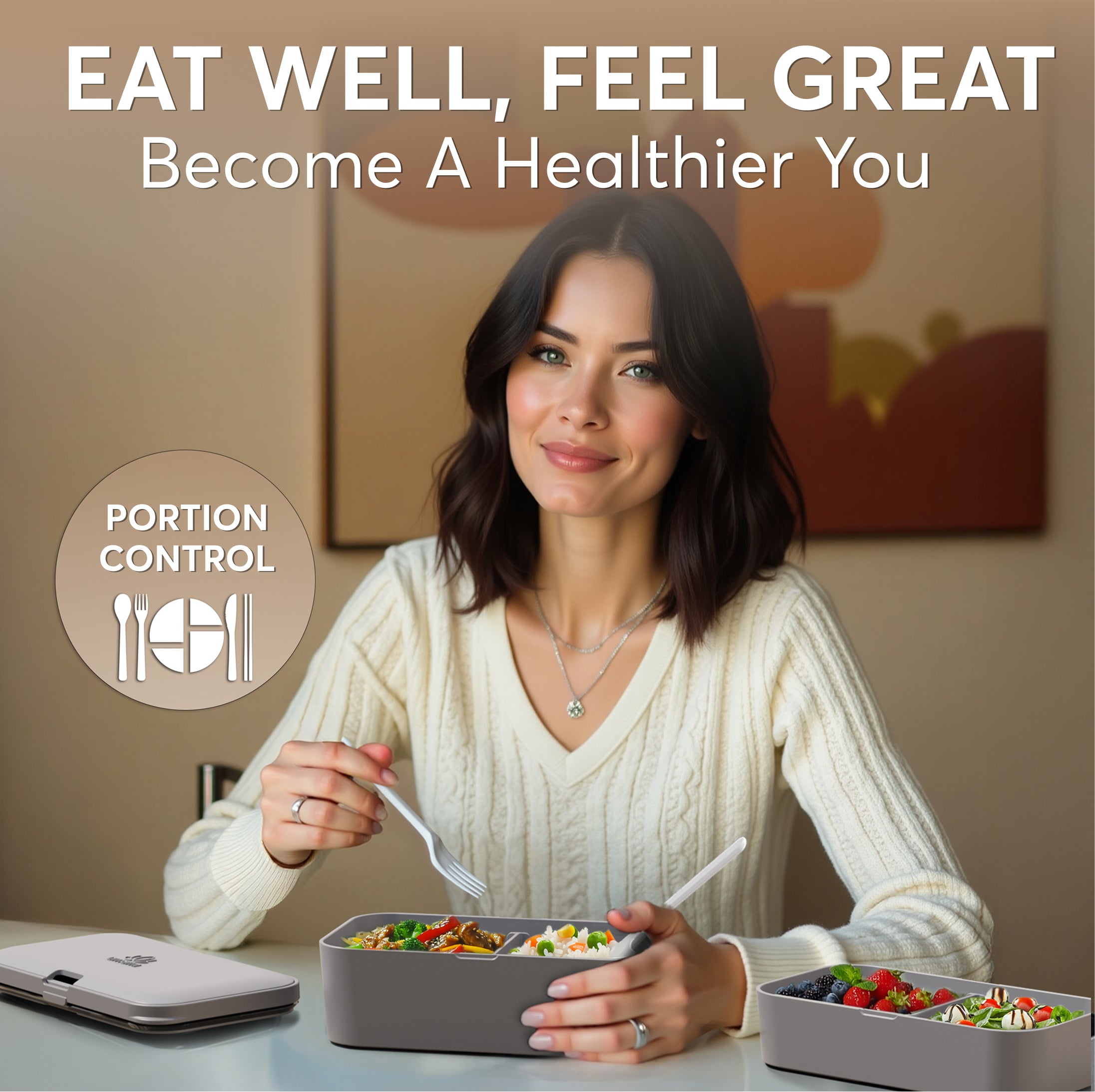 Nestable Bento Box Carbon Gray (50oz)