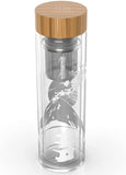 Glass Water Bottle with Tea Infuser