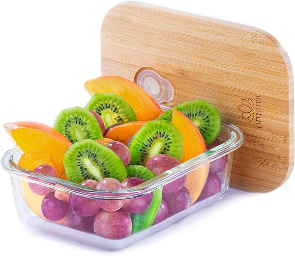 Chow Bella Glass Bento Box with Cutlery